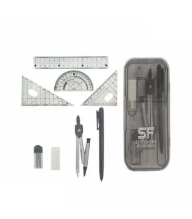 ست پرگار و خط کش 8 تکه SF کد: SF-826 | SF |6971109023228