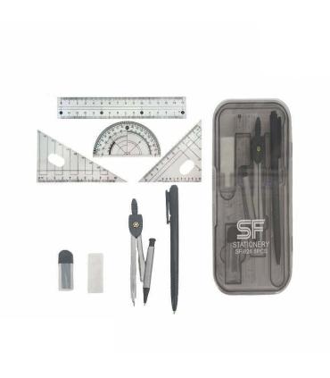 ست پرگار و خط کش 8 تکه SF کد: SF-826 | SF |6971109023228