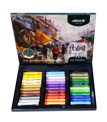 پاستل 36 رنگ جعبه مقوایی آرتیست آریا کد: 2603 | آریا |6260297126034