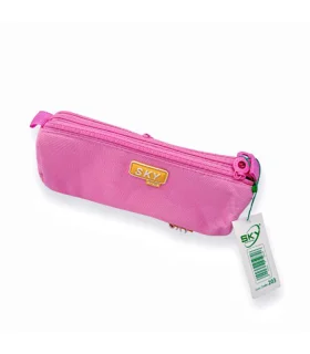 جامدادی 3 زیپ پارچه ای صورتی اسکای کد: 203 | اسکای |55005629