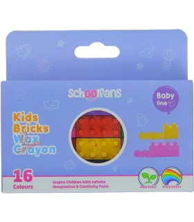 پاستل 16 رنگ لگویی اسکول فنس کد: FA92415 | اسکول فنس |6941288733249