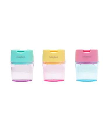 تراش 2 سوراخ مخزن دار روبی پاستلی اسکول فنس کد: FA92660 | اسکول فنس |6941288714163