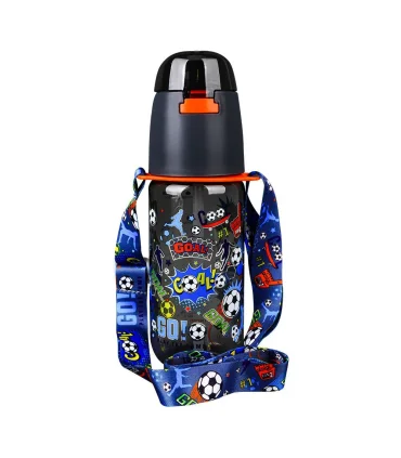 قمقمه 580 میل نی دار اسپری دار اسکول فنس طرح توپ فوتبال کد: FA9346 | اسکول فنس |55005272