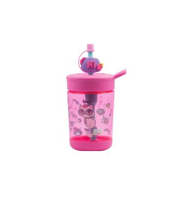 قمقمه 500 میل دسته دار طرح گربه صورتی اسکول فنس کد: FA9354 | اسکول فنس |55005492