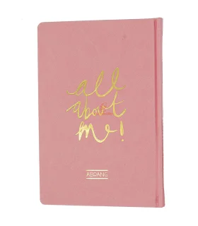 دفتر 100 برگ جلد چرم طرح ALL ABOUT ME آبرنگ | آبرنگ |6266879152101