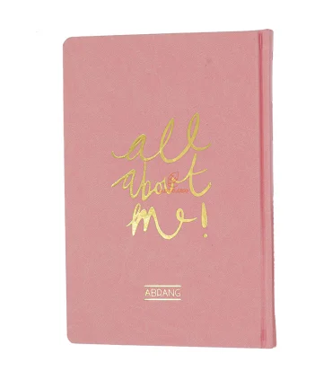دفتر 100 برگ جلد چرم طرح ALL ABOUT ME آبرنگ | آبرنگ |6266879152101