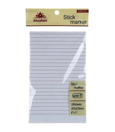 نوت استیک 100 برگ 126×202 اسکول فنس کد: FA92101 | اسکول فنس |6970574390927