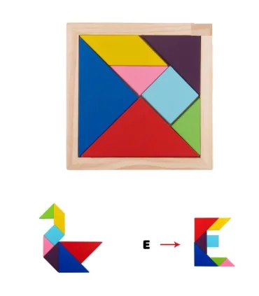 تانگرام چوبی کد: 7665 | ایران |55002726