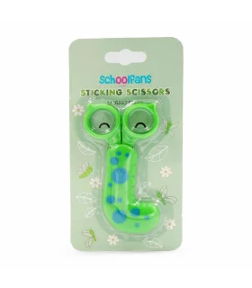 قیچی تیغه فلزی غلاف دار طرح کرم شب تاب کد: FA92607-1 | اسکول فنس |9000201131016