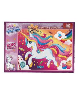 پازل 300 تکه کینگ طرح یونیکورن سفید کد: 8043 | جواهری |55003323