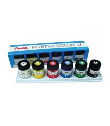 گواش 6 رنگ جعبه مقوایی پنتل | پنتل |4902506115454