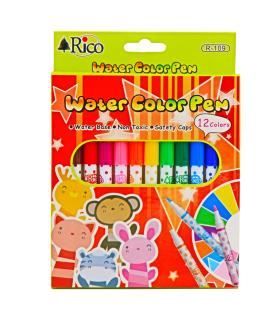 ماژیک 12 رنگ جعبه مقوایی ریکو کد: R-109 | ریکو |6930126785823