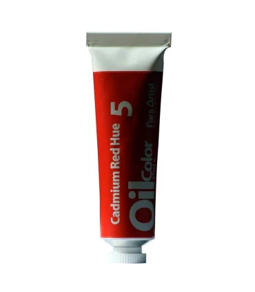 رنگ روغن ساده 37 میل (قرمز کادمیوم) کد: 5 | پارس آرتیست |5591022301985