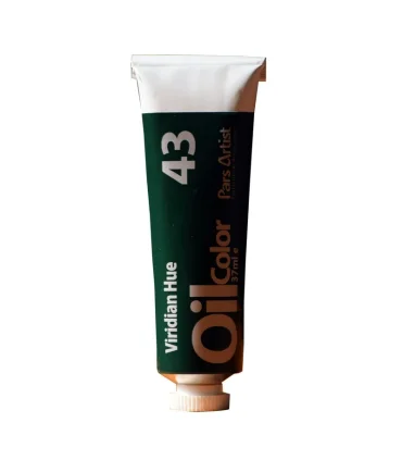 رنگ روغن ساده 37 میل (سبز ویردیان) کد: 43 | پارس آرتیست |5591022302010