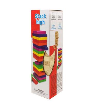 برج هیجان 51 قطعه چوبی شماره دار | متفرقه |55002851