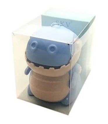 تراش رومیزی فانتزی طرح دایناسور دهان متحرک آبی گلبهی کد: 6611 | |55005781