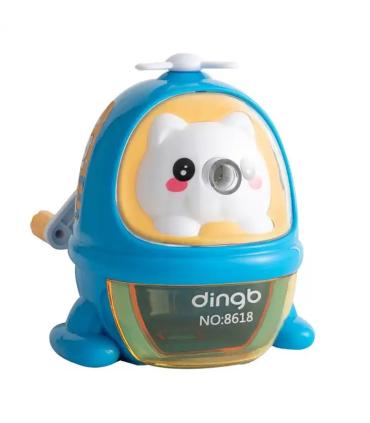تراش رومیزی فانتزی طرح هلیکوپتر و گربه آبی dingb کد: 8618 |  |55005778