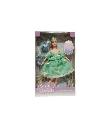 عروسک باربی مفصلی مو رنگی کد:623F | متفرقه |55007678