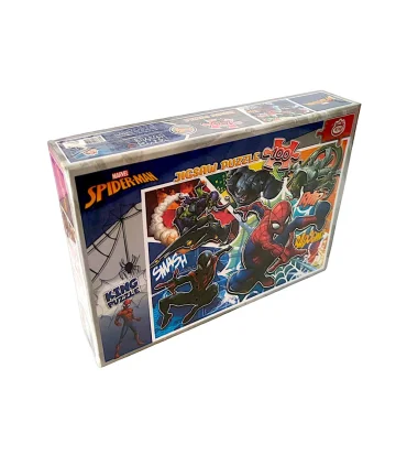 پازل 100 تکه کینگ طرح دنیای اسپایدرمن کد 8041 | کینگ |55003300