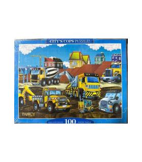 پازل 100 تکه فنسی مدل ماشین های راهسازی | FANCY |5591022299369