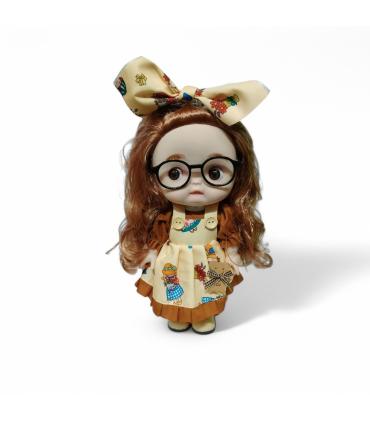 عروسک دختر موبلند عینکی LOVELY BABY کد:12ZS | متفرقه |55007567