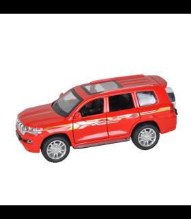 ماشین فلزی لندکروز موزیکال چراغ دار ALLOY CAR کد:JS1111 | ALLOY CAR |55007290