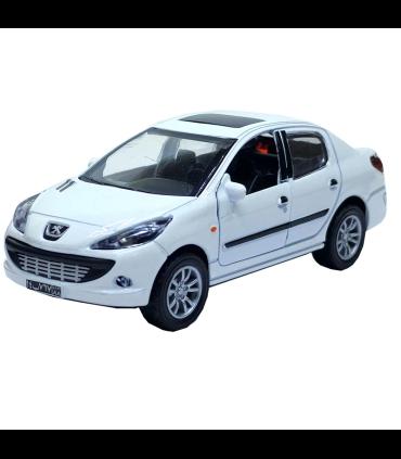 ماشین فلزی 207 صندوق دار موزیکال چراغ دار ALLOY CAR کد:JS1080 | ALLOY CAR |55007180