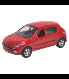 ماشین فلزی پژو 206 موزیکال چراغ دار ALLOY CAR کد:1Y-Y9998 | ALLOY CAR |55007383
