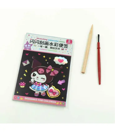 دفترچه اسکرچ و آبرنگی طرح شخصیت های سانریو کد: CH-108 | متفرقه |7908181389620