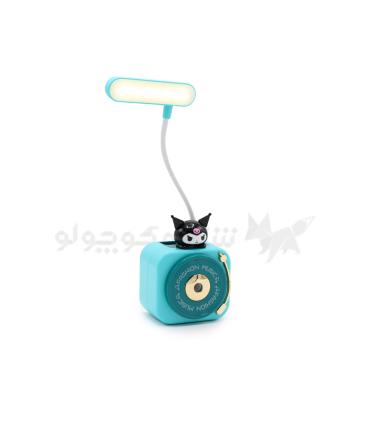 چراغ مطالعه شارژی تراش دار مینی گرامافون طرح کرومی کد: QS0023 | متفرقه |55008038
