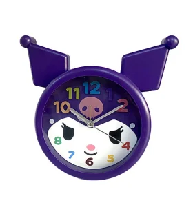 ساعت رومیزی گرد کوچک طرح کرومی بنفش کد: LY1085 | متفرقه |55008055