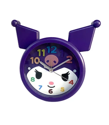 ساعت رومیزی گرد کوچک طرح کرومی بنفش کد: LY1085 | متفرقه |55008055