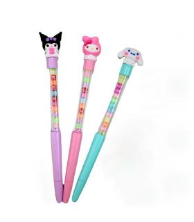 خودکار فانتزی با مهره دستبند طرح شخصیت های سانریو کدک 2625 | متفرقه |55008046