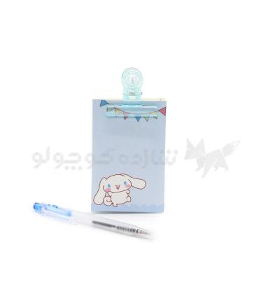 یادداشت گیره دار خودکار دار طرح سینامورول کد: JX001 | متفرقه |6976726310218