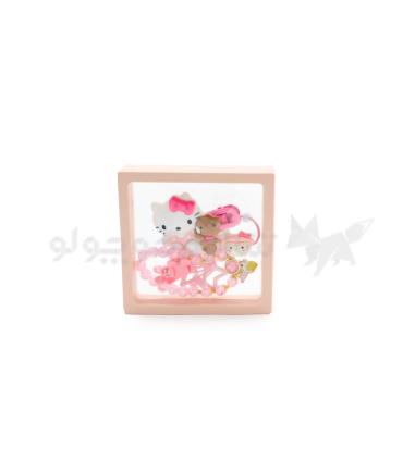 ست دستبند و گیره و کش مو طرح کرومی و دوستان کد: GP-2907 | متفرقه |6880673529077