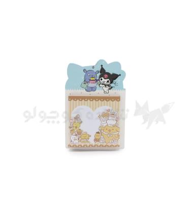 نوت استیک 65 برگ 75×75 طرح کرومی کد: BLT-2327 | متفرقه |6952740322833