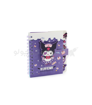 دفترچه یادداشت سیمی چسب دار طرح کرومی کد: XQ-6409 | متفرقه |6974766030974