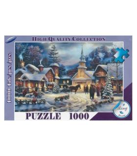 پازل 1000 تکه طرح دهکده برفی رینگ کد: 0358 | رینگ |55005854