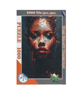 پازل 1000 تکه طرح چهره زن آفریقایی کد: 0367 | رینگ |55004415