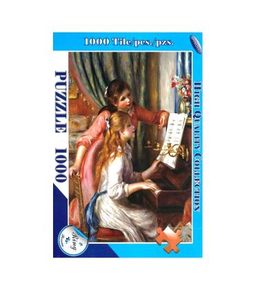 پازل 1000 تکه طرح دختران پیانو نواز رینگ کد: 0350 | رینگ |55004409