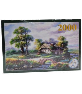 پازل 2000 تکه طرح رودخانه و کلبه رینگ کد: 20005 | رینگ |55005838