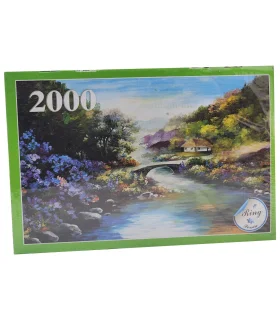 پازل 2000 تکه طرح رودخانه و پل رینگ کد: 200012