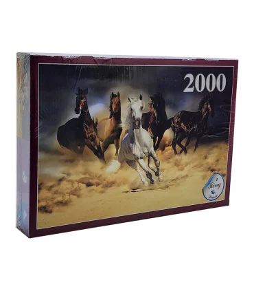 پازل 2000 تکه طرح اسب های وحشی رینگ کد: 20003 | رینگ |55005834