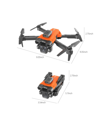 کواد کوپتر 3 دوربین تاشو سنسور دار DRONE MAX H12 | متفرقه |55008228