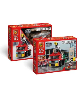 لگو 63 قطعه 2 مدل آتش نشانی BT کد: BT 103 | BT |55006985