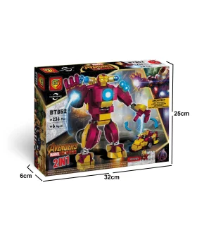 لگو 236 قطعه 2 مدل آیرون من BT کد: 852 | BT |55006742