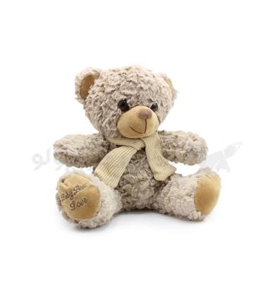 عروسک پولیشی خرس شال گردن دار F.R.J 35 سانت ک | پولیشی | شازده کوچولو