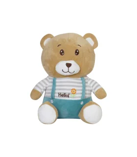 عروسک پولیشی خرس پتو دار کد: 6627-6