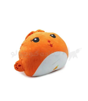 عروسک پولیشی خرگوش پتو دار کد: 20248-17