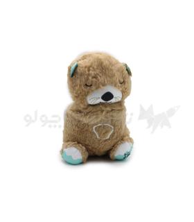 عروسک پولیشی خرس خوابیده خروپوف کن کد: B24-03 | پولیشی | شازده کوچولو